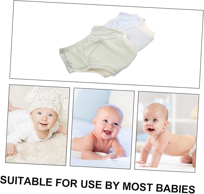 Breathable Cotton Training Pants For Boys Girls Size 28X22CM Potty Elastic Side - Image 3